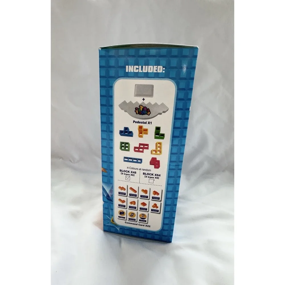 48PCS Tetra Tower Balance‎ Stacking Blocks Puzzle Kids Game Family Educational